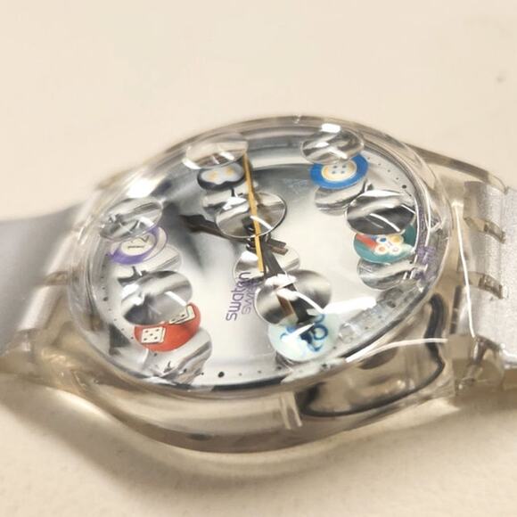 Swatch watch LENS HEAVEN GK214 1996 Standard Gents Designed by Constantin Boym - Picture 8 of 11